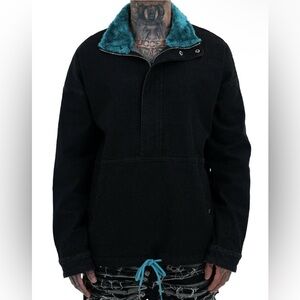 The Hideout Clothing Dawn Mock Neck Anorak Pullover Jacket - NWT - Size XL